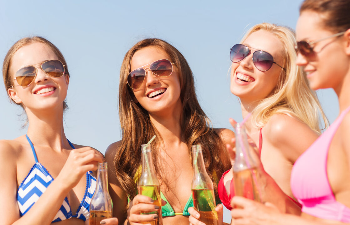 Stag hen party on a boat Sirmione